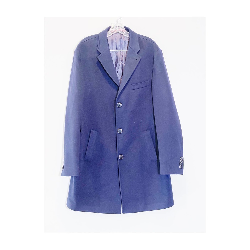 Loro Piana Men’s Navy Blue Modern Peacoat SZ42